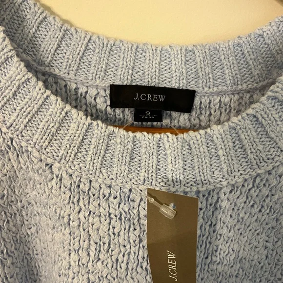 J Crew NWT Point Sur Sweater Tank Blue Size Small - Picture 8 of 9